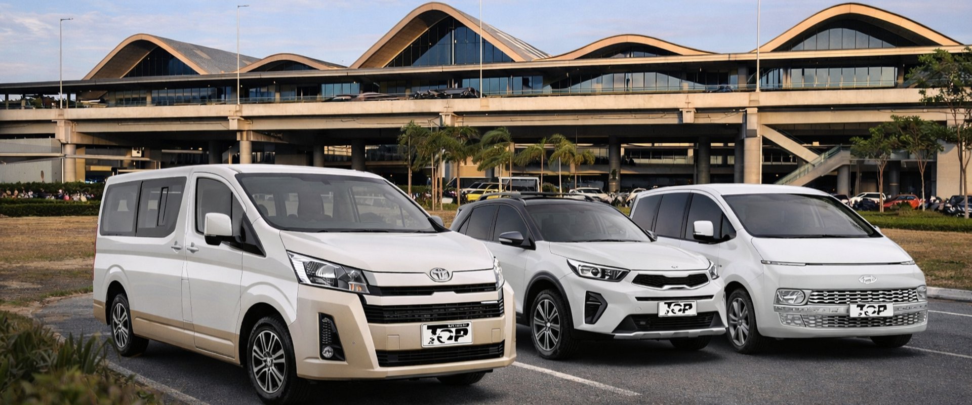 Car rental vehicles at Clark International Airport (CRK)