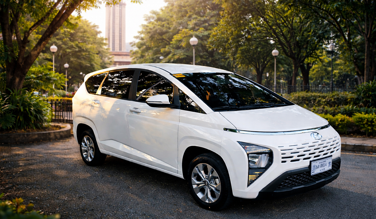 White SUV for rent in Quezon City by Top Car Rental Manila, ideal for self-drive or car rental with driver