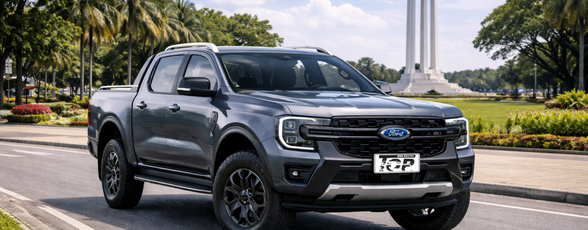 Car rental in Quezon City with modern SUV