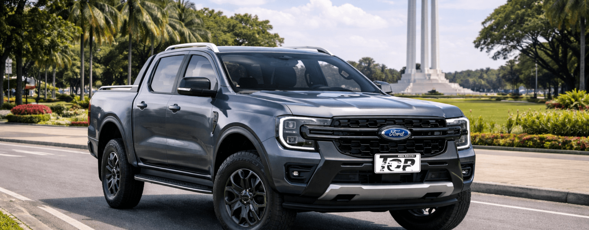 Car rental in Quezon City with modern SUV