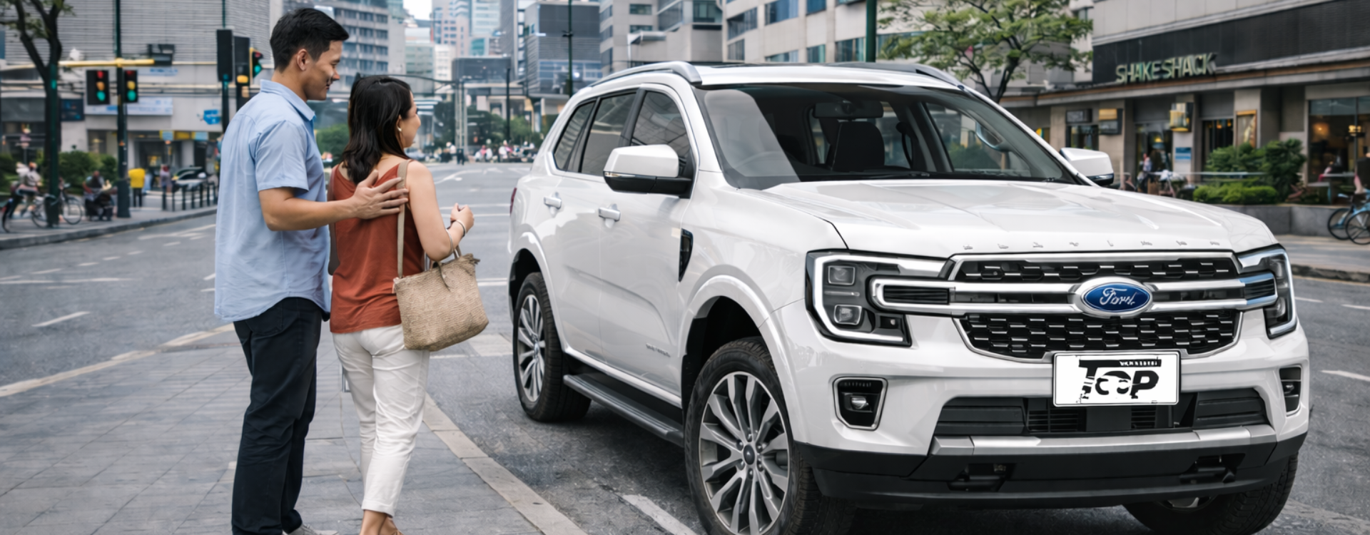 Car rental pickup in Taguig Bonifacio Global City