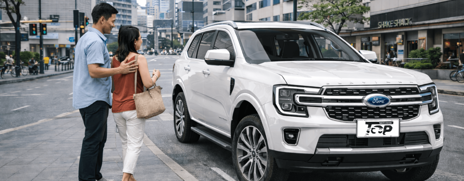 Car rental pickup in Taguig Bonifacio Global City