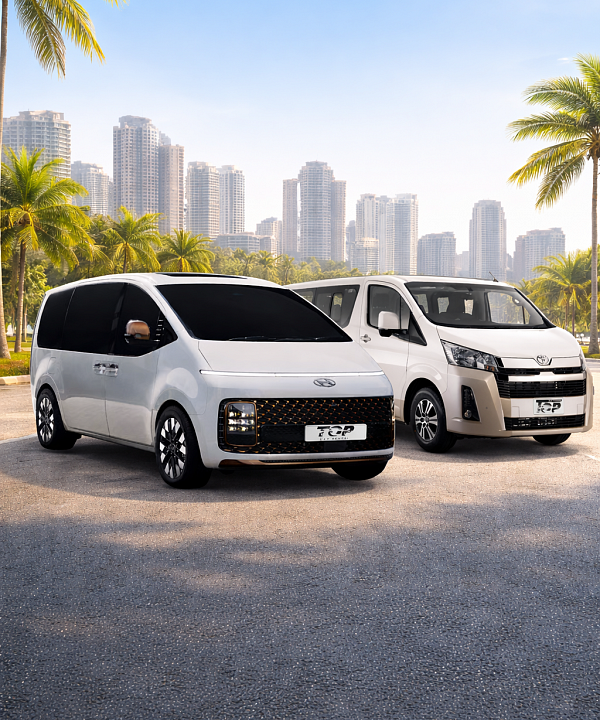 Van hire in Manila with modern, well-maintained vans